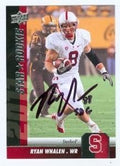 Sports Memorabilia Autograph Warehouse 85269 Ryan Whalen Autographed Football Card Cincinnati Bengals Stanford Cardinal 2011 Upper Deck No .152