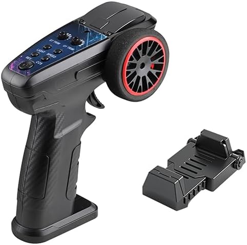 1/64 Scale Mini RC Truck Model 2.4Ghz APP Auto-Pairing Full-Proportional FPV Remote Control Monster Truck with WiFi Camera Lights Speed &amp Steering Adjustable Gift for Adults (RTR/Blue)