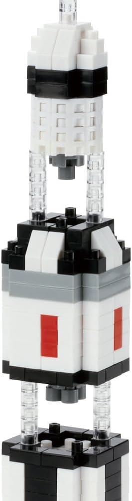 nanoblock - Space - Saturn V Rocket Sight to See Series Building Kit Small