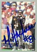 Sports Memorabilia Michael Haynes Autographed Football Card (Atlanta Falcons) 1993 Fleer No.99