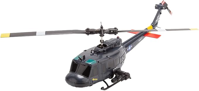 C032 UH-1 Huey RC Helicopter for Adults 1/48 Scale 2.4G 6CH Flybarless Remote Control Military Helicopter 3D Stunt Flight &amp High-Precision RC Airplane for Beginners