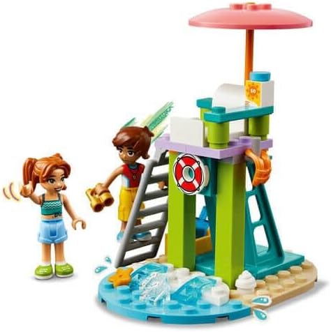 Lego Friends The Beach Jet-Ski Toy for Children with a Lifeguard - Birthday Gift Idea for Girls and Boys from 5 Years - 2 Mini Dolphin Dolphin 42623
