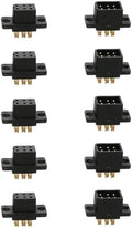 5Pairs Fixed Wing Aircraft Model JY6P JY12P 6 Pin/12 Pin Quick Release Male Female Plug Brushless Motor Servo RC UAV Connector(5pairs JY6P)