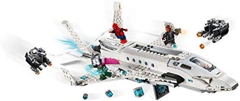 LEGO Marvel Spider Man Far from Home: Stark Jet and The Drone Attack 76130 Building Kit (504 Pieces)