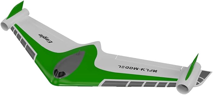 Eagle Twin 40mm EDF Flying Wing with Gyro RC Airplane RC Racing Aircraft PNP (Transmitter Receiver or Battery not Included) (Green)