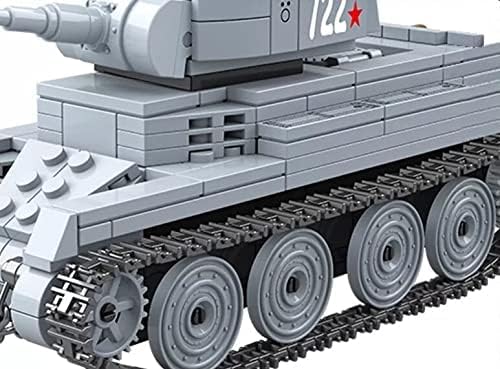 General Jim's Military Themed WW2 Building Blocks Tank Sets for World War 2 Brick Building Enthusiats (BT-7 Tank)
