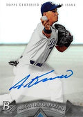 Sports Memorabilia Autograph Warehouse 291565 2014 Bowman Platinum Alex Guerrero Autographed Baseball Card - Los Angeles Dodgers