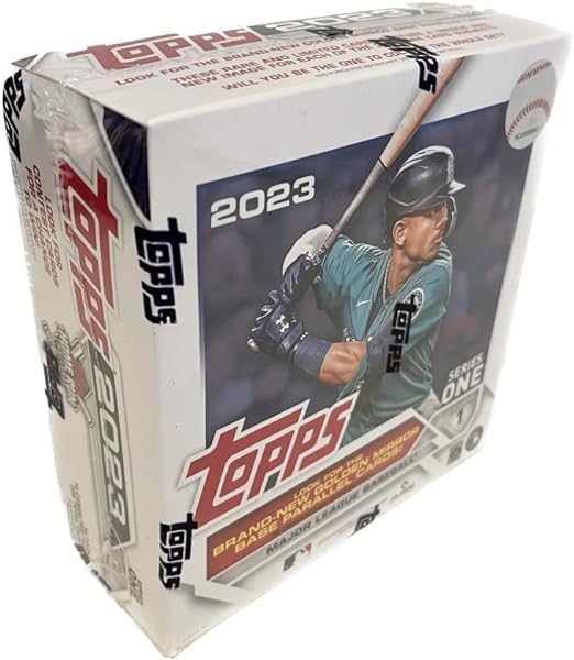Topps 2023 Baseball Series 1 Giant Box - 16 Packs 256 Cards 1 Retail Exclusive Insert Card