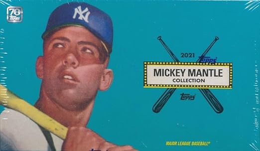 2021 Topps MICKEY MANTLE X Factory Sealed HOBBY Collectors Box with (5) Awesome Topps Mantle Cards! Look for ParallelsAutos from Derek JeterMariano Rivera &amp Rare Mantle Cut Signature Autos!