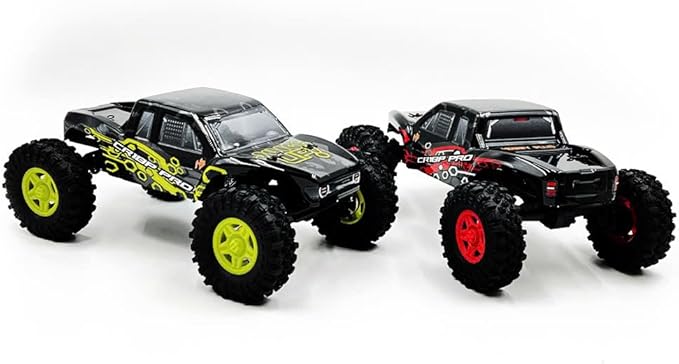Helidirect HobbyPlus 1/18 RC Crawler - CR-18P PRO Brushless Juice Up Edition RTR w HBW Electronics 2.4GHz 4CH TX - Remote Control Crawler RC Rock 1/18 Full Lock 4WD Off-Road for Adults - Red