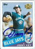 Sports Memorabilia Autograph Warehouse 245894 Jimmy Key Autographed Baseball Card - Toronto Blue Jays 2001 Topps Archives - No. 310
