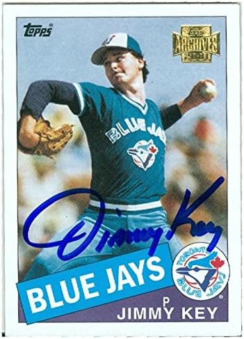 Sports Memorabilia Autograph Warehouse 245894 Jimmy Key Autographed Baseball Card - Toronto Blue Jays 2001 Topps Archives - No. 310