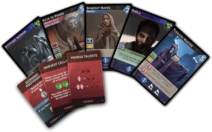 Dire Wolf Dune Imperium: Immortality – Board Game by Digital 1-4 Players – 60-120 Minutes of Gameplay – Games for Game Night – Teens and Adults Ages 14+ - English Version