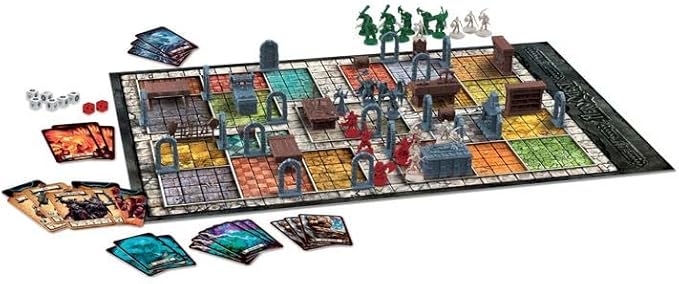 Avalon Hill HeroQuest Game System Fantasy Miniature Dungeon Crawler Tabletop Adventure Game Ages 14 and Up 2-5 Players
