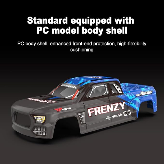 1/12 Brushless RC Cars for Adults RC Trucks 4x4 Offroad Waterproof Electric Powered High Speed Remote Control Car Fast Extreme All Terrain RC Truggy with 3S Battery for Snow Sand