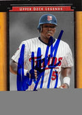 Sports Memorabilia Autograph Warehouse 246143 Matt Lawton Autographed Baseball Card - Minnesota Twins 2001 Upper Deck Legends - No. 34