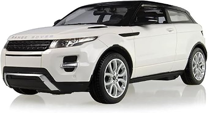 RASTAR Authorized 1:14 Land Rover Range Rover Evoque RC Toy Car with LED Lights (White) + Worldwide