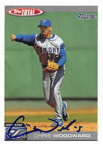 Sports Memorabilia Autograph Warehouse 343759 Chris Woodward Autographed Baseball Card - Toronto Blue Jays FT 2004 Topps Total No. 124