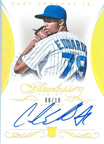 2016 Panini Flawless Authentic Carl Edwards Autograph Rookie Card