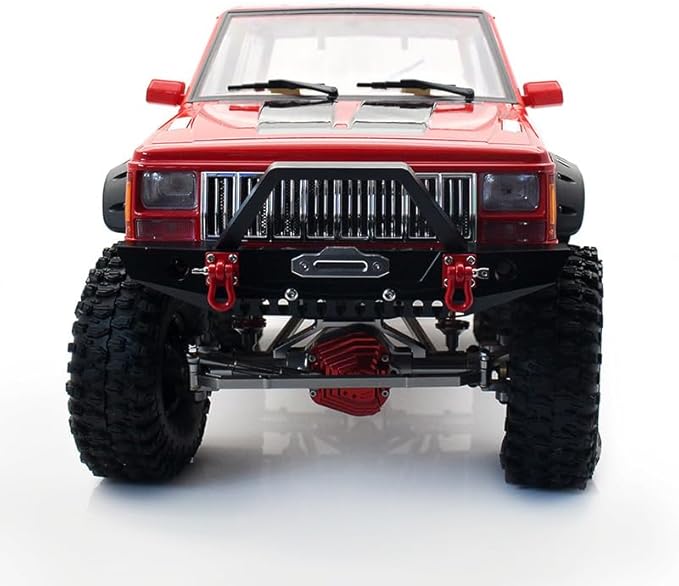 RC Car Hard Body Shell Kit313mm Wheelbase Cherokee Body Car Shell for 1/10 RC Crawler Axial SCX10 &amp SCX10 II 90046 90047 TRX4 Kit (Yellow)