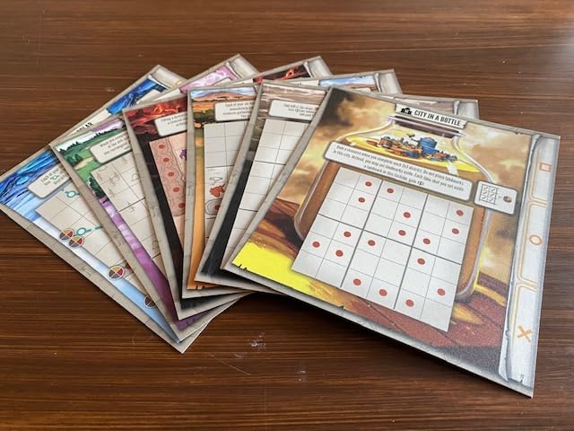 Stonemaier Games: Tapestry: Fantasies &amp Futures Expansion by Chris Scaffidi &amp Mike Young | Add to Tapestry | New Civilizations Cards &amp Cities | Inspired by Fantasy &amp Sci-Fi | 1-5 Pla