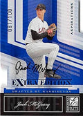 Sports Memorabilia Autograph Warehouse 291359 2007 Jack Mc Geary Autographed No.101 Baseball Card - Washington Nationals