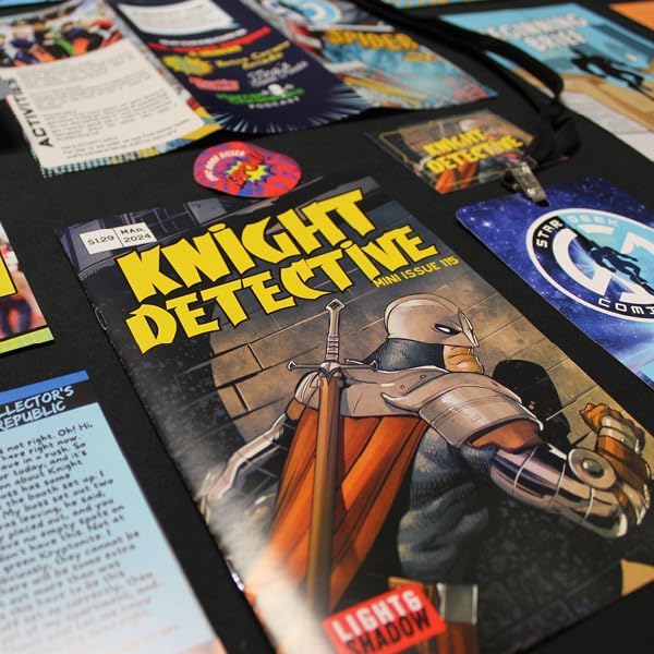 The Deadbolt Mystery Society–Comic Book Killer: Murder Mystery Game - Search for Clues Solve Puzzles Eliminate Suspects Solve Solo Or with A Group