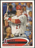 2012 Topps Update #US144 Mike Trout All-Star Card Los Angeles Angels