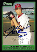 Sports Memorabilia Autograph Warehouse 344037 Jason Bergmann Autographed Baseball Card - Washington Nationals FT 2006 Bowman Rookie No. 216