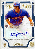 Sports Memorabilia Autograph Warehouse 259595 Juan Lagares Autographed Baseball Card - New York Mets 2015 Topps Supreme - No. SAJL Certified Rookie
