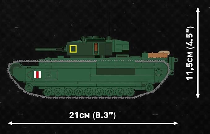 COBI Company of Heroes 3 Churchill Mk. III Tank Building Set 654 Pieces
