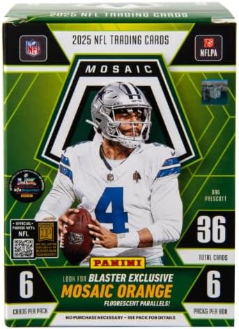 2025 Mosaic Football Blaster Box (36 Cards/Box)
