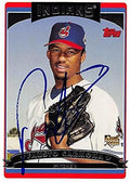 Sports Memorabilia Autograph Warehouse 244567 Fausto Carmona Autographed Baseball Card - Cleveland Indians FT 2006 Topps - No. 308 Rookie