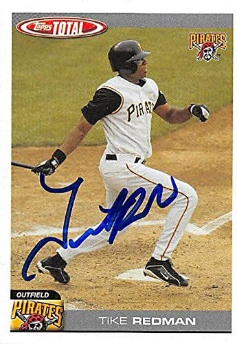 Sports Memorabilia Autograph Warehouse 244491 Tike Redman Autographed Baseball Card - Pittsburgh Pirates FT 2004 Topps Total - No. 703