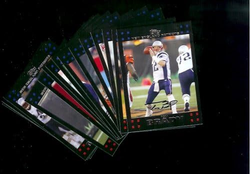 2007 Topps New England Patriots Complete Team Set (16 Cards)
