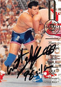 Autograph Warehouse 291149 Matt Ghaffari Signed Trading Card - Wrestler USA Gold 1996 Upper Deck No. 91
