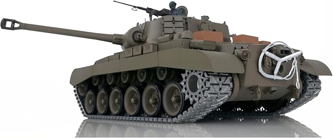 TOUCAN RC HOBBY US in Stock Henglong 1/16 Scale 7.0 Upgraded M26 Pershing RTR RC Tank 3838 Metal Tracks BB Airsoft That Shooting BB Bullets