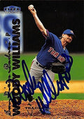 Sports Memorabilia Autograph Warehouse 302158 1999 Fleer Woody Williams Autographed No.471 Baseball Card - Toronto Blue Jays FT