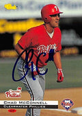 Sports Memorabilia Autograph Warehouse 244661 Chad McConnell Autographed Baseball Card - Philadelphia Phillies FT 1994 Classic Minor League Rookie - No. 21