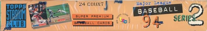 Topps Stadium Club Major League Baseball '94 Series 2 Trading Cards - 24 Foil Packs