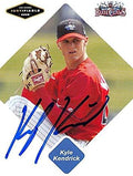 Sports Memorabilia Autograph Warehouse 244523 Kyle Kendrick Autographed Baseball Card - Philadelphia Phillies FT 2005 Just Minors - No. 49 Rookie