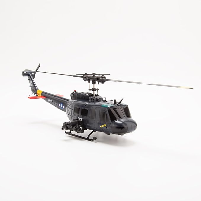 C032 UH-1 Huey RC Helicopter for Adults 1/48 Scale 2.4G 6CH Flybarless Remote Control Military Helicopter 3D Stunt Flight &amp High-Precision RC Airplane for Beginners