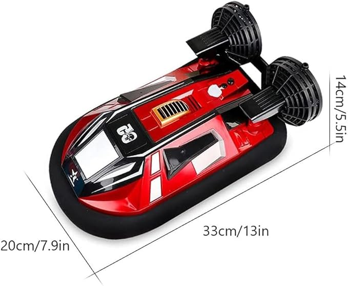 Rc Ships RC Hovercraft Boat for Land and Water 2.4GHz Remote Control Amphibious Vehicle Toy with Double PowerElectric Watercraft RC Toy Boats Gifts for Boys Girls