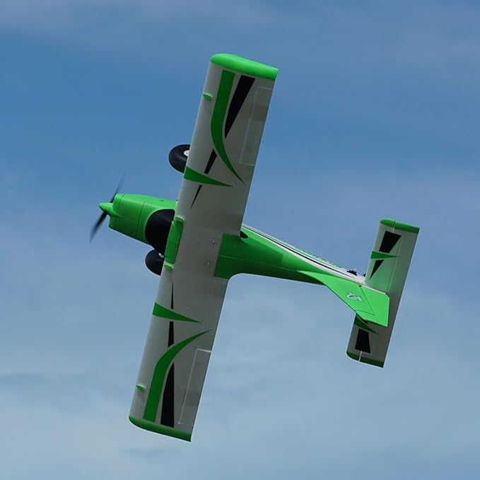 GlaStar V2 Green 1233mm(48.5'') RC Aircraft RC Trainer for Beginner (Transmitter Receiver and Battery not Included)