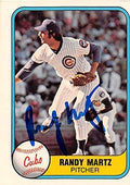 Sports Memorabilia Autograph Warehouse 245630 Randy Martz Autographed Baseball Card - Chicago Cubs 1981 Fleer - No. 300