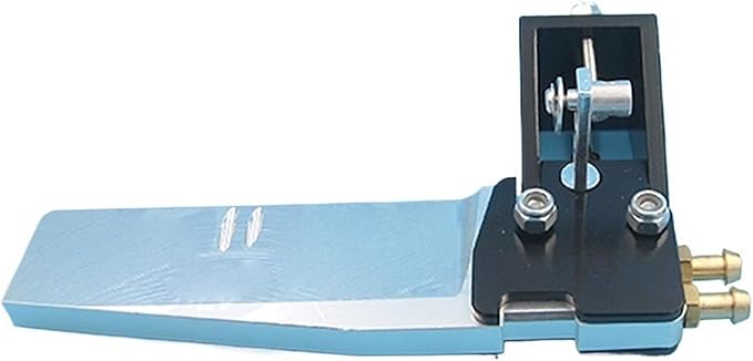 RC Boat Center Rudder System with Dual Water Inlets for 80 to 100cm CAT Twin Hull RC Boats Mid Mount Intake Rudder