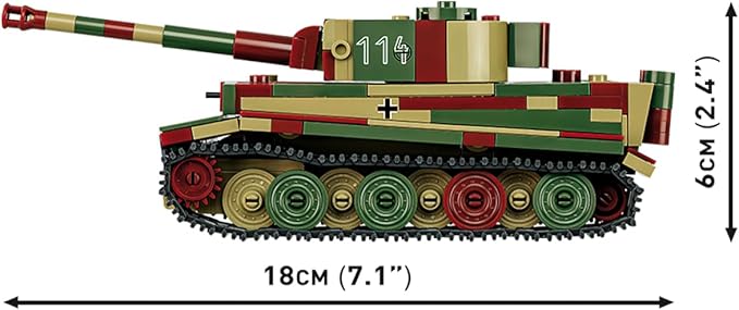 COBI Musee des Blindes Collection Pz.Kpfw. VI Tiger Ausf. E 2-in-1 Building Set 442 Pieces