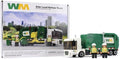 First Gear Waste Management Side-Load Garbage Truck Building Block Set 400+ Pieces 90-0640