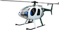 Roban RTF 470 Size MD500E RC Helicopter 2 Blades Green White Hughes GPS Model