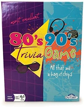 80’s 90’s Trivia Party Game (Amazon Exclusive) – Contains 1000 Questions - 2 or More Players for Ages 12 and up by Outset Media.